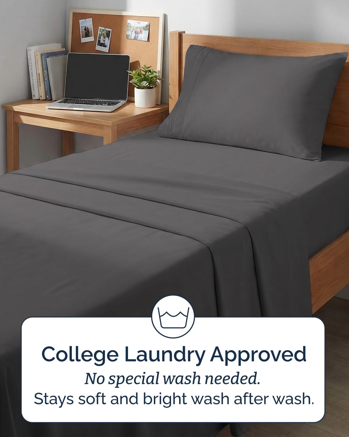 Twin XL 4 Piece Sheet Set - Comfy Breathable & Cooling - Hotel Luxury Bedding for Women, Men, Kids, Teens & Children - 1 Flat & 1 Fitted…