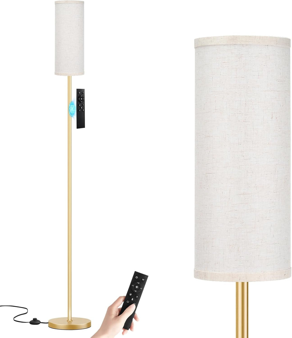 Ambimall 64'' Floor Lamps for Living Room with Remote Control and Stepless Dimmable Colors Temperature & Brightness, 9W Bulb…