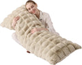 Animebody Luxury Shaggy Faux Fur Body Pillow, Fluffy Bed Pillows with Zipper Closure, Soft Decorative Plush Full Long Pillow, Fuzzy Hug Pillow…