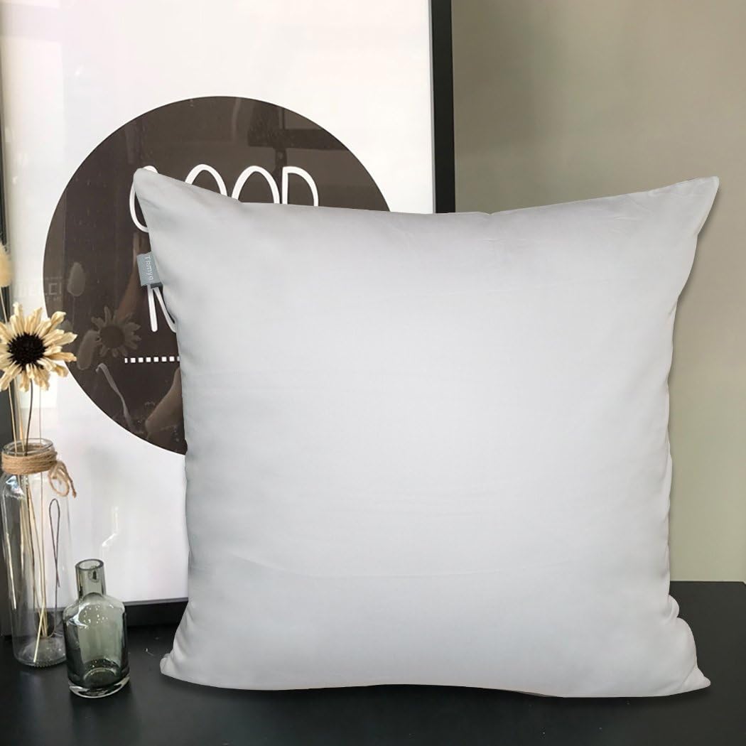 Thmyo 4-Pack 100% Cotton Comfortable Solid Decorative Throw Pillow Case Square Cushion Cover Pillowcase Sublimation Blank Pillow Covers DIY…