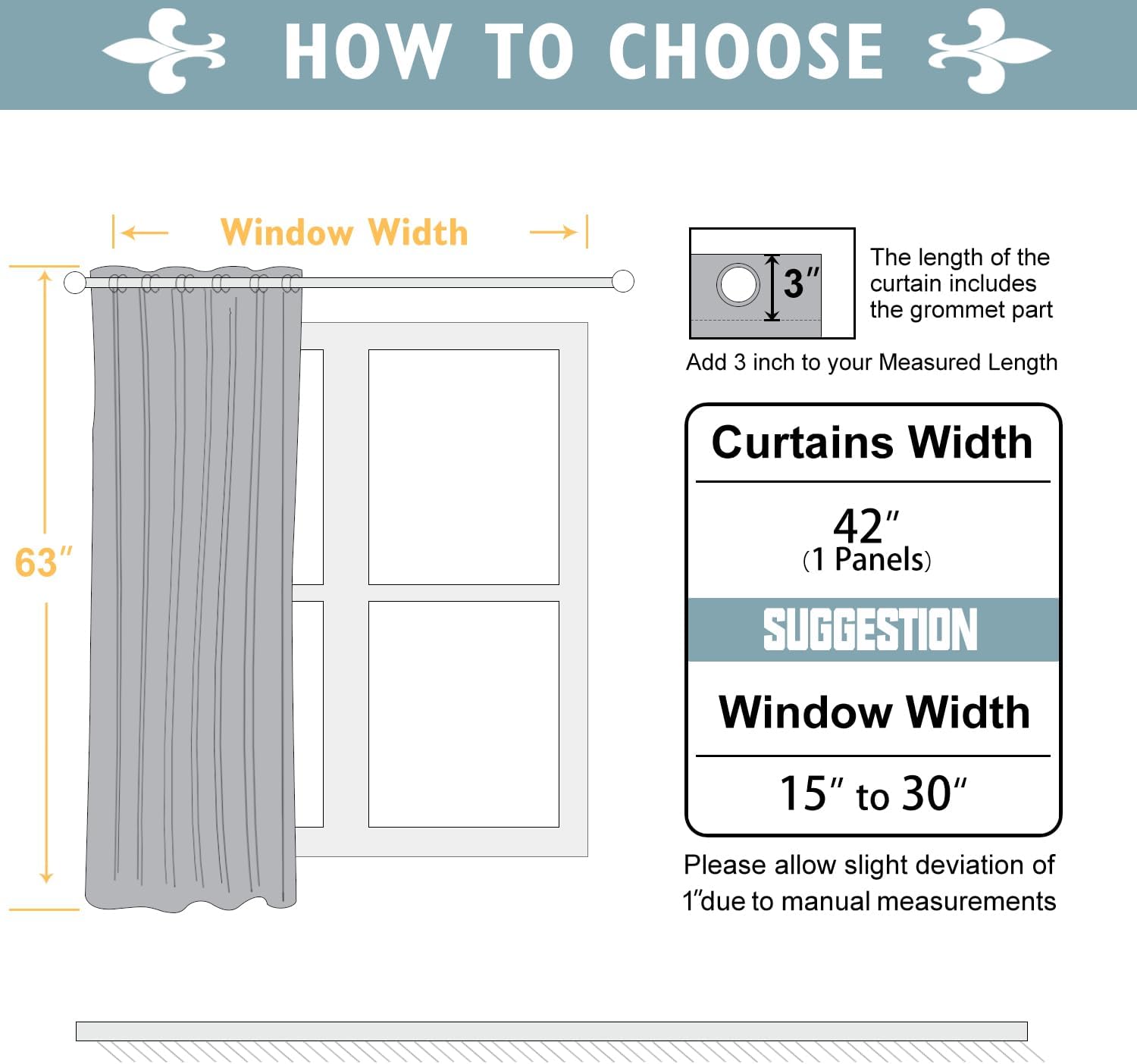 ChrisDowa Grommet Blackout Curtains for Bedroom - Thermal Insulated Room Darkening Curtains for Living Room (1 Panel Set, Beige,42W x 63L)…