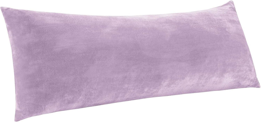 Bedelite Body Pillow Cover with Zipper Closure, Super Soft and Cozy Fuzzy Fleece Pillowcase 20 x 54 Inches, Luxury Fluffy Plush Long Body P…
