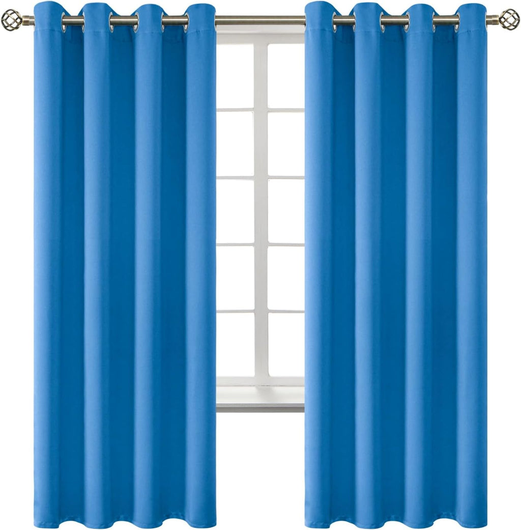 BGment Room Darkening Curtains 72 Inches Long - Grommet Thermal Insulated Drapes Window Treatment Curtains for Bedroom, 2 Panels, 52 x 72 I…