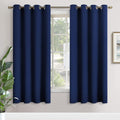 YoungsTex Navy Blue Blackout Curtains 72 Inches Length for Bedroom - Thermal Insulated with Grommet Room Darkening Drapes for Living Room P…