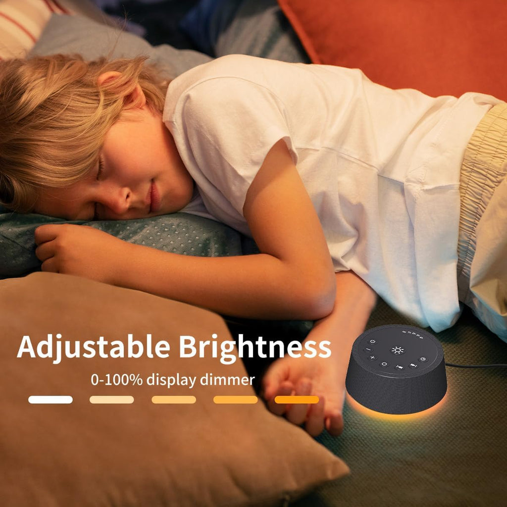 SoundLegend White Noise Sleep Sound Machines 30 Sounds 12 Colors Light 32-Level Volume 5 Timers for Home Travel Gift Adjustable…