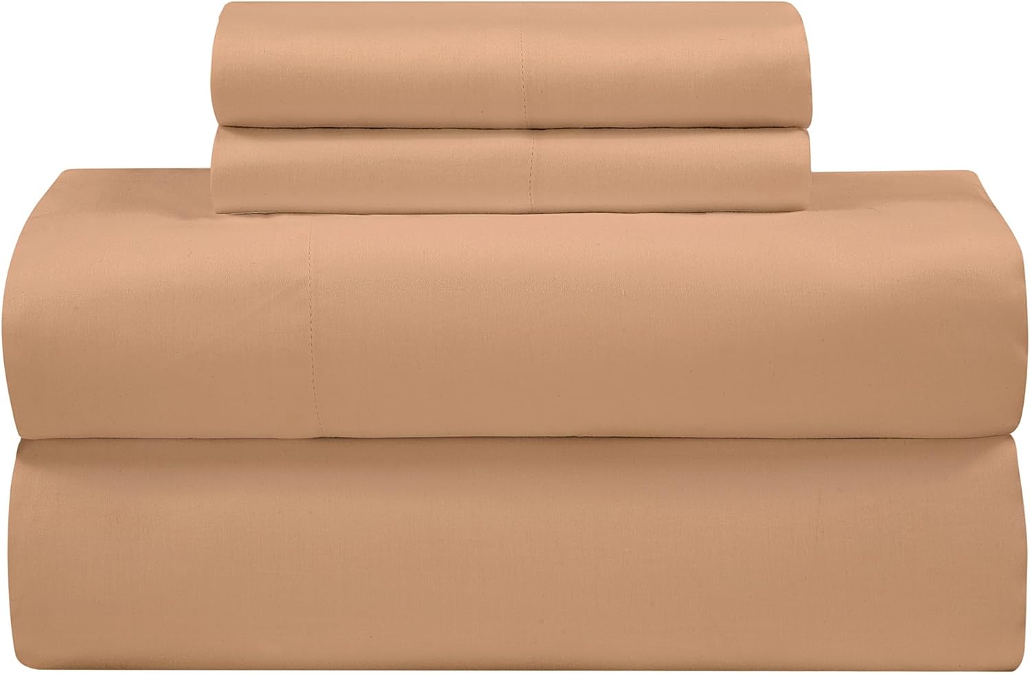 Royalelinens ROYALE LINENS 300 Thread Count 100% Long Staple Combed Cotton Sheet Set - 4 Piece Queen Bed Sheets - 1 Fitted, 1 Flat & 2 Pill…