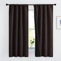 Nicetown Complete 100% Blackout Curtains, Thermal Insulated & Energy Efficiency Window Draperies with Black Liner, Noise Reducing Drapes fo…