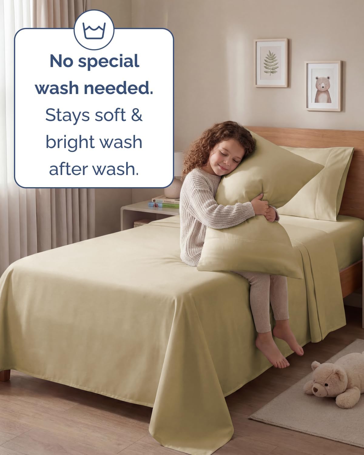 Twin 4 Piece Sheet Set - Comfy, Breathable & Cooling - Soft Hotel Luxury Bedding for Women, Men, Kids, Teens & Children - 1 Flat & 1…