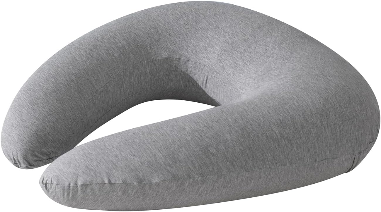 Queenrose QUEEN ROSE Reading Pillow, Gaming Pillow for Lap Replacement Cover, Cooling Grey Grey