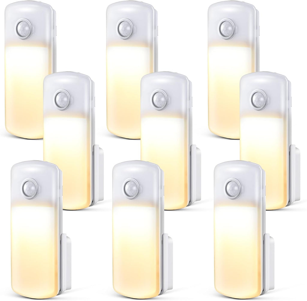 Enhon 9 Pack Emergency Power Failure Night Lights, Motion Sensor Night Light, Automatic Dusk to Dawn, Emergency Lights for Home…