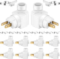 Reginary 8 Sets Night Light Bases, 360° Plug in Rotating Night Light Modules with On/Off Switch and Metal Clips Plastic Swivel Wall Lamp…