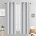 Yakamok 63 Inch Length Room Darking Curtains for Bedroom, Light Blocking Drapes Room Darkening Thermal Insulated Solid Grommet Panels for…