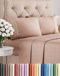 Full Size 4 Piece Sheet Set - Comfy Breathable & Cooling Sheets - Hotel Luxury Bed Sheets for Women & Men - Deep Pockets, Easy-Fit, Extra…