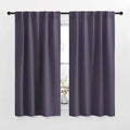 NICETOWN RV Curtains for Camper Windows - (Greyish Purple Color) 42x50 Inch, 2 Panels Set, Thermal Insulated Room Darkening Blackout…