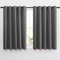 NICETOWN Bedroom Blackout Curtains Panels - Window Treatment Thermal Insulated Solid Grommet Blackout for Living Room (Set of 2, 66 by 54…