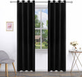 Pickluc Grommet Blackout Curtain for Living Room, Light Blocking Drapes, Thermal Insulated, Noise Reduction, 52 Inches Wide x 96 Inches Lon…