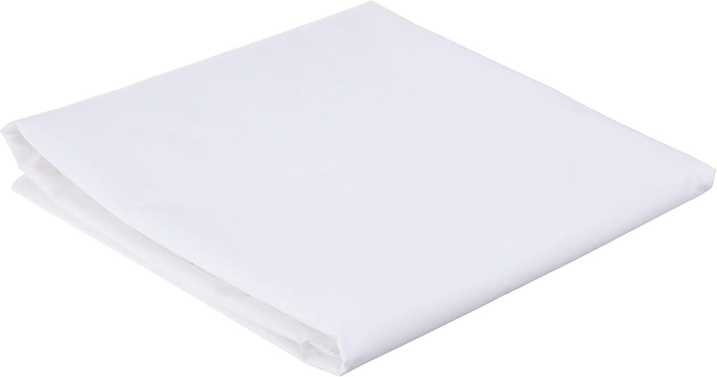 NationalAllergy National Allergy 100% Cotton Zippered Euro Square Pillow Protector - 30 x 30 - White - 300 Thread Count - Hypoallergenic Pi…