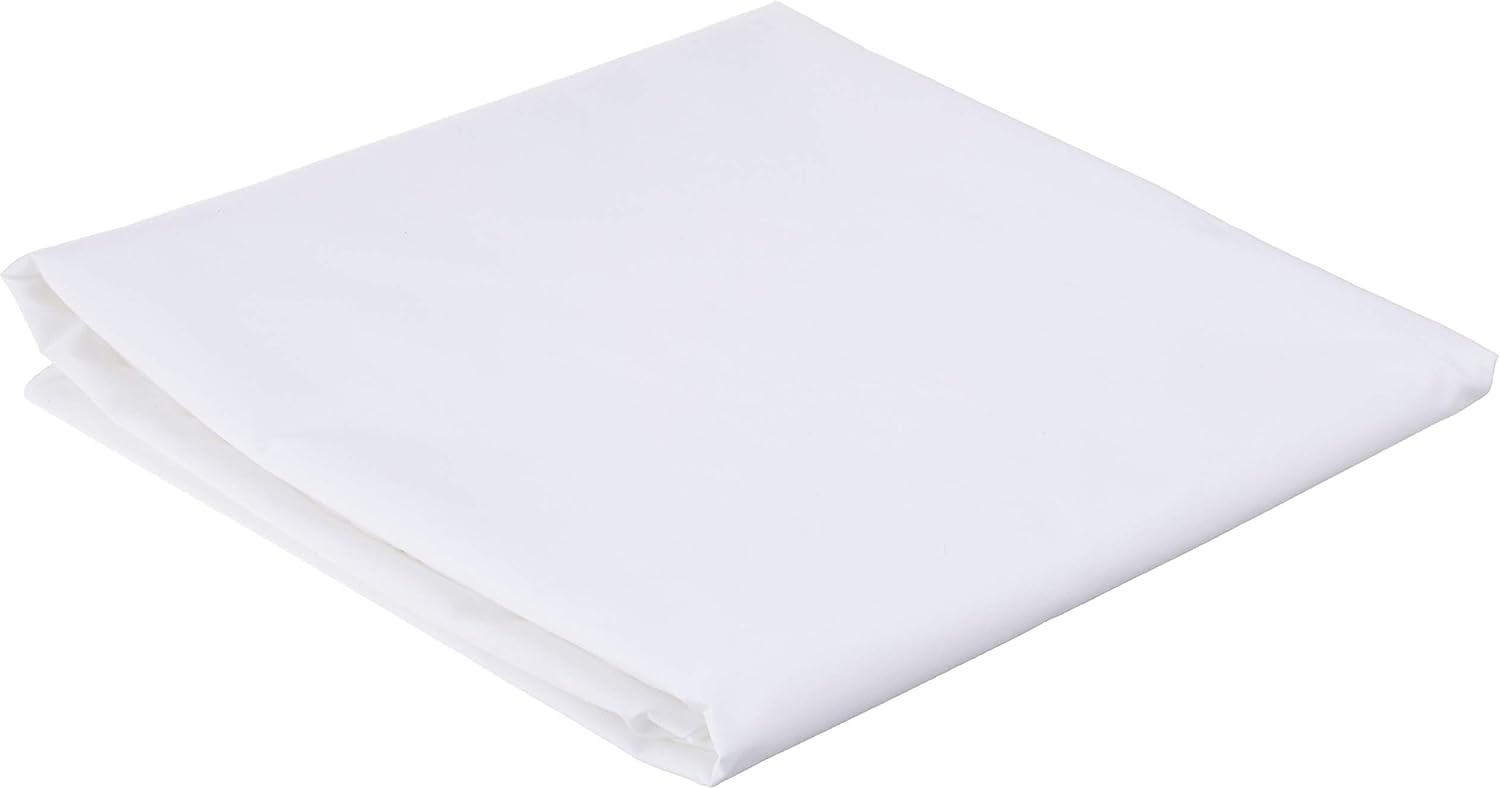 NationalAllergy National Allergy 100% Cotton Zippered Euro Square Pillow Protector - 30 x 30 - White - 300 Thread Count - Hypoallergenic Pi…