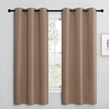 NICETOWN Short Window Treatment Thermal Insulated Solid Grommet Blackout Curtains/Drapes for Bedroom Samll Window (Set of 2, 42 by 68…