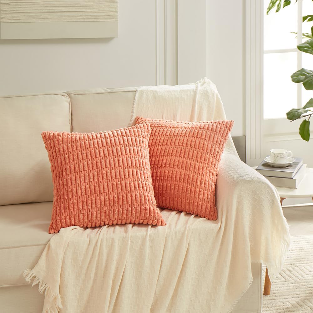 Fancy Homi 4 Packs Decorative Throw Pillow Covers for Living Room Couch Bed, Modern Farmhouse Boho Home Décor Accent Cushion Case, 26" x…