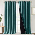 Nicetown 100% Blackout Curtains 108 inches Long, Noise Reduction Window Treatment Curtains, Thermal Insulated Energy Smart Drapes and Drape…