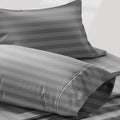 TEXAS LINEN CO. 100% Egyptian Cotton Pillow Cases Standard/Queen Size Set of 2 - Luxury 1200 Series Star Sleepin' Damask Pillow Cases…