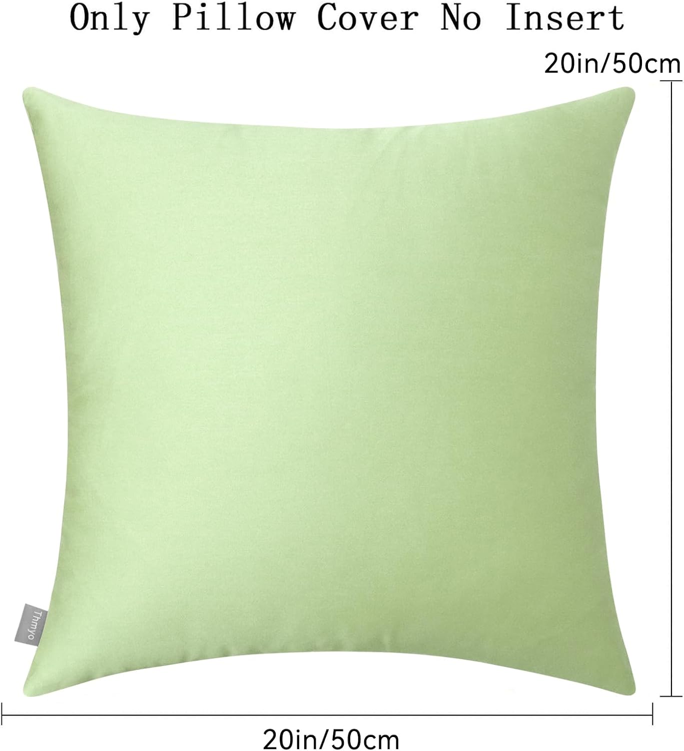 Thmyo 4-Pack 100% Cotton Comfortable Solid Decorative Throw Pillow Case Square Cushion Cover Pillowcase DIY Sublimation Blank Pillow Covers…