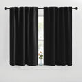 NICETOWN Halloween Short Curtains for Kitchen Window - (Black Color) W42 x L40, Double Panels, Home Decoration Light Blocking Thermal…