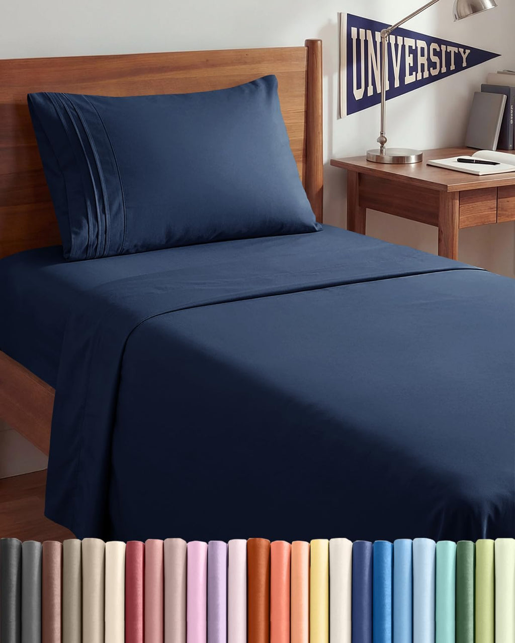 Twin XL Size 3 Piece Sheet Set - Comfy Breathable & Cooling Sheets - Hotel Luxury Bed Sheets for Women & Men - Deep Pockets, Easy-Fit…