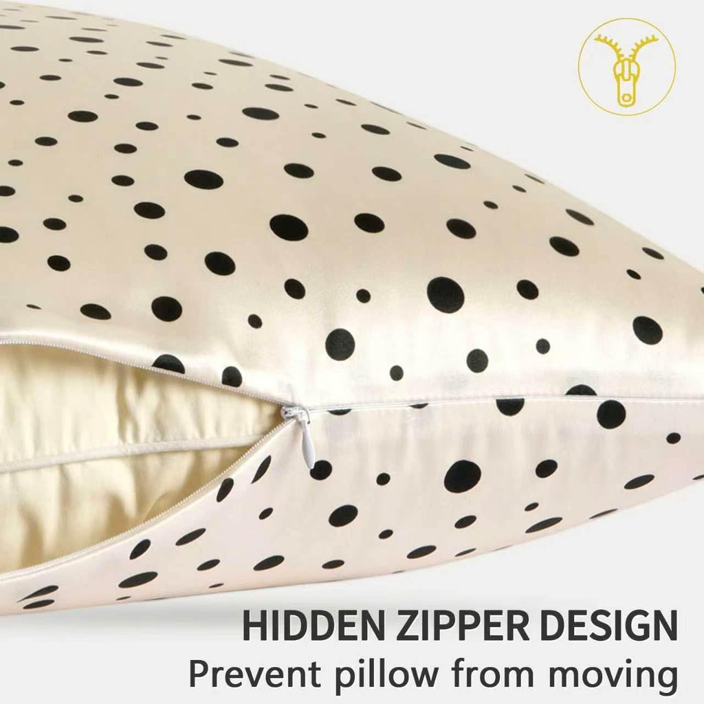 ZIMASILK 100% Pure Mulberry Silk Pillow Cases for Hair and Skin, Soft, Hypoallergenic & Smooth, Both Sides Grade 6A Silk, with Hidden…