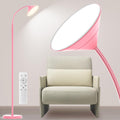 Floor Lamp, 18W Upgraded Bright LED Floor Lamps for Living Room Bedroom with Gooseneck Stepless Dimming & Color 76inch Tall Standing Lamp…