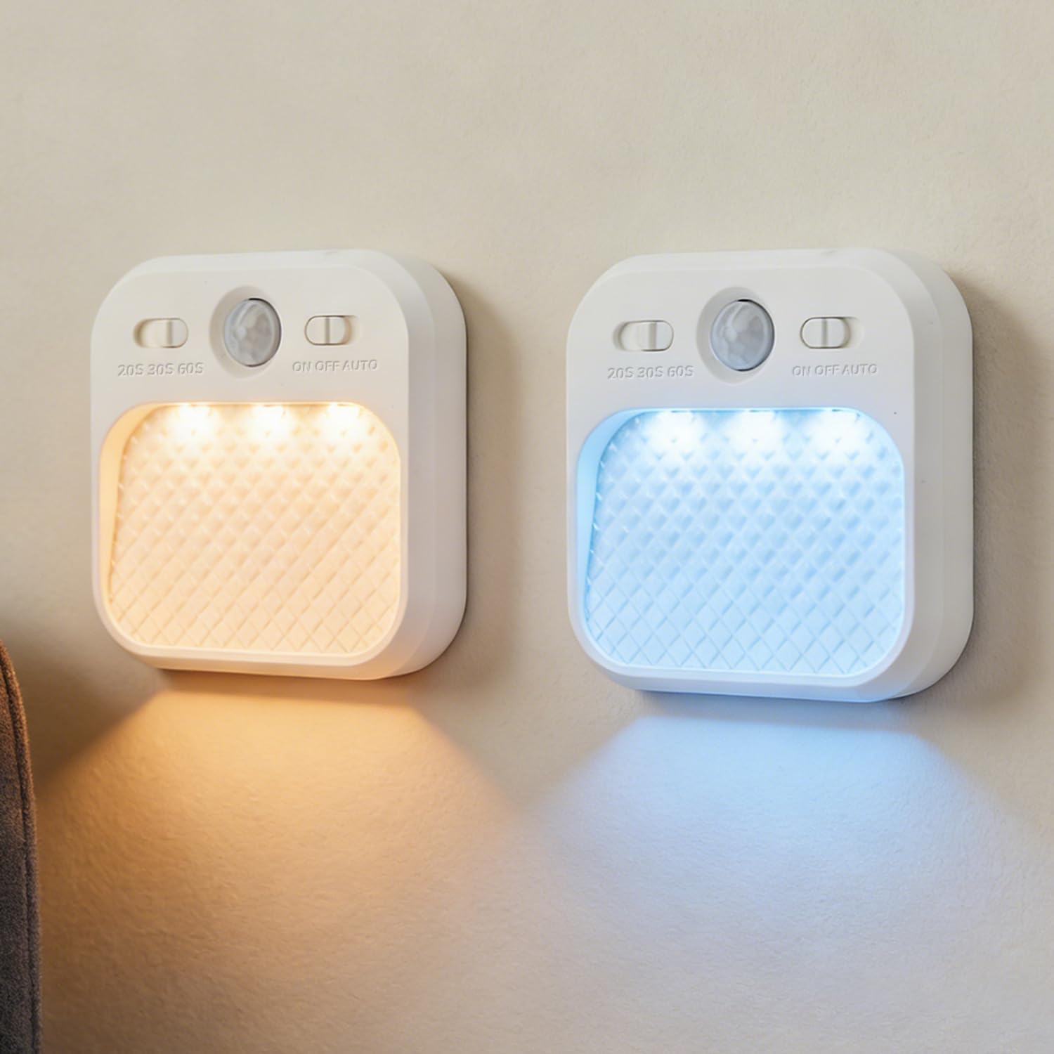 Motion Sensor Night Light, Rechargeable Magnetic LED Closet Light with 3 Color Temperatures & Stepless Dimming, Type-C Charging…