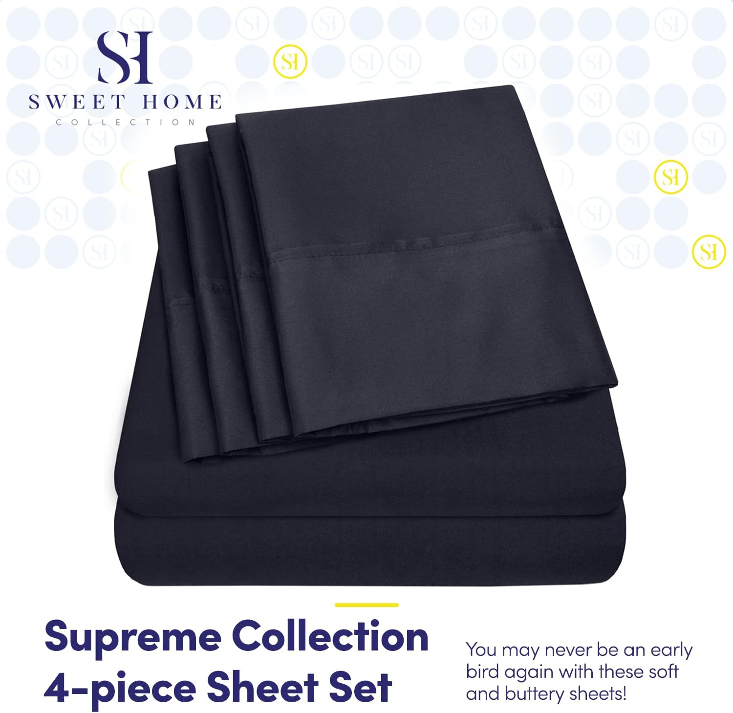 Twin Size Bed Sheets - 4 Piece 1500 Supreme Deluxe Collection Deep Pocket Ultra Soft Twin Sheet Set Bedding - 1 EXTRA PILLOW CASES, GREAT…