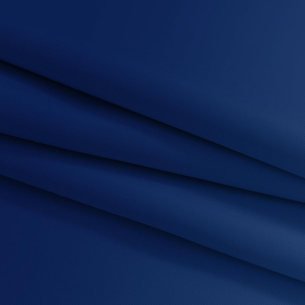 Yakamok Greyish White and Royal Blue Ombre Curtains, Light Blocking Curtains, Room Darkening Grommet Window Drapes for Bedroom(Royal Blue,52x…