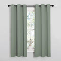 NICETOWN Bedroom Curtain Panels Blackout Draperies, Thermal Insulated Solid Grommet Blackout Curtains/Drapes (1 Pair, 34 by 63 inches…