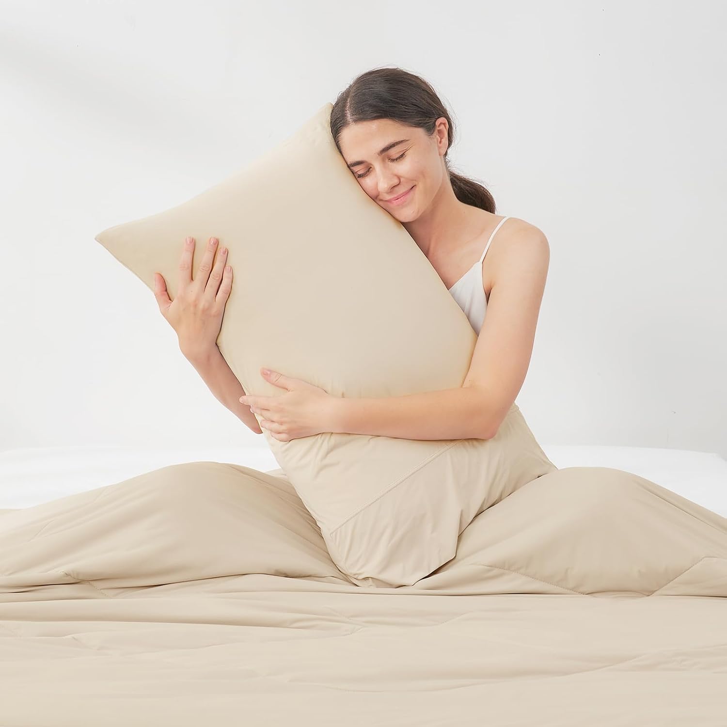 CozyBliss Cozy Bliss 2pcs Cooling Pillow Cases Set for Hot Sleepers & Night Sweats, Q-Max 0.5 Silky Wrinkle-Free Pillow Covers with Envelop…