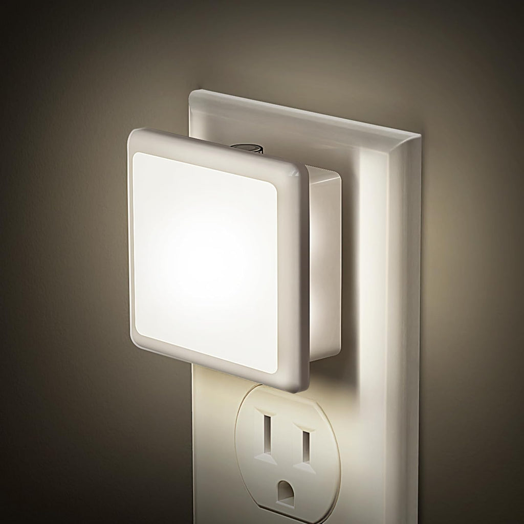 JandCase Night Lights Plug into Wall, LED Night Light with Light Sensors[2 Pack], 5000K Bright Night Light for Bathroom, Nightlight Plug…