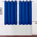 Lemomo Blackout Curtains 66 x 54 Inch Long Royal Blue Curtains Set of 2 Panels Room Darkening Curtains for Bedroom and Living Room 54 Inch…