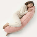 Peallow(Pat. Pend) – Long Round Body Pillow for Adults, Bolster Pillow for Sleeping, Soft and Supportive Pillow for Sleeping & Lumbar…