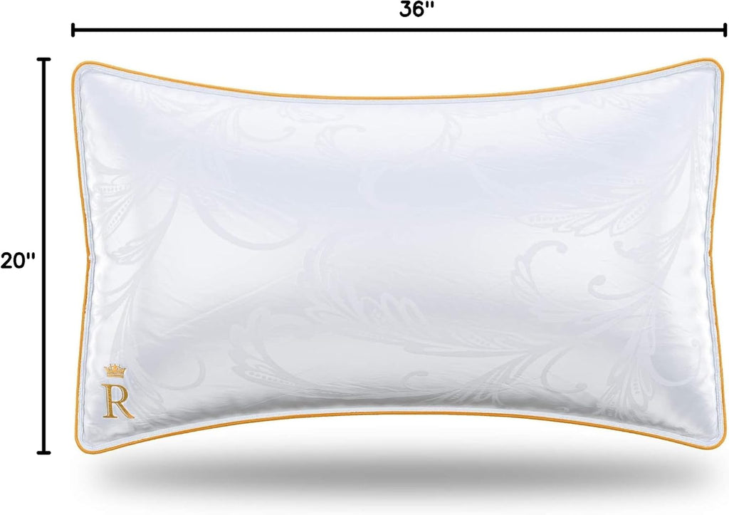 Royaltherapy Royal relaxation King-Size Professional Hotel Pillow (Pack of 1) - A Set of Plush Gel Microfiber Down Alternative…