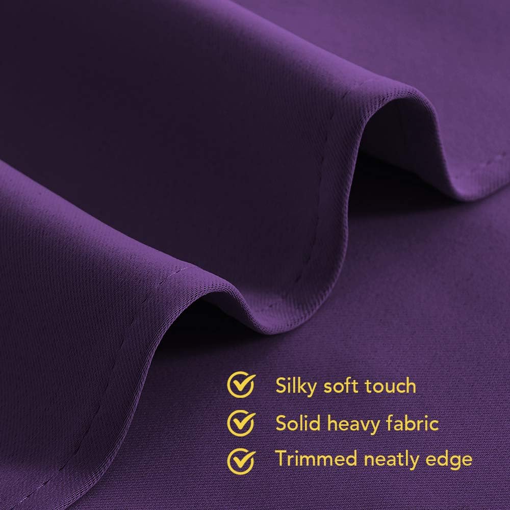 NICETOWN Blackout Curtain Panels for Kids Adult Room, Triple Weave Home Decoration Thermal Insulated Solid Ring Top Blackout…