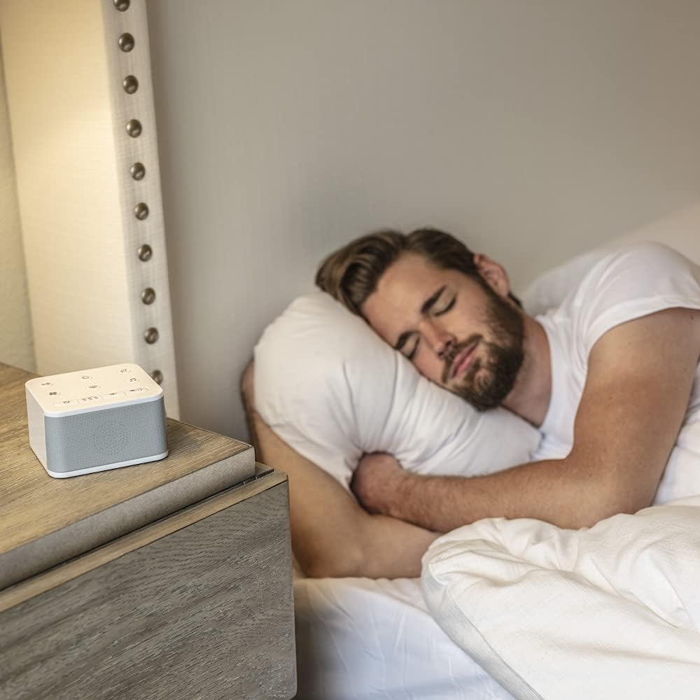 Serene Evolution 45 Sound Portable White Noise Machine - Sleep Sound Machine for Adults, Kids, Baby, Home, Office Privacy - White Noise…