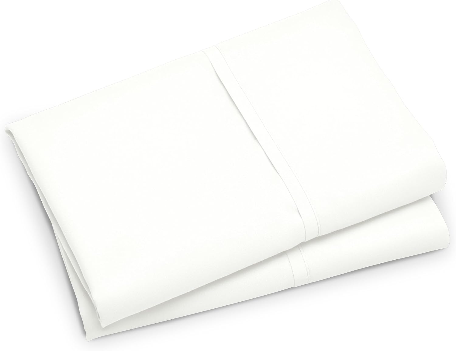 BareHome Bare Home Microfiber Pillow Cases - Standard/Queen Size Set of 2 - Cooling Pillowcases - Double Brushed - Ivory Pillowcases 2 Pack…