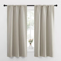 Nicetown Blackout Curtains for Living Curtains, Room Darkening Window Curtain Panels, easy maintenance Solid Thermal Insulated…