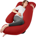 Sasttie Pregnancy Pillows for Sleeping, U Shaped Cooling Full Body Pillow with Removable Cover, Pregnant Women Must Haves, Maternity Essent…