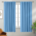 BGment Rod Pocket and Back Tab Curtains for Bedroom - Thermal Insulated Room Darkening Curtains for Living Room, 2 Window Curtain Panels (5…