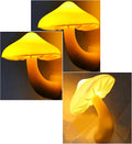 AUSAYE 3 Pack Sensor LED Mushroom Night Light Plug in Lamp Cute Night Lights for Adults Kids NightLight…