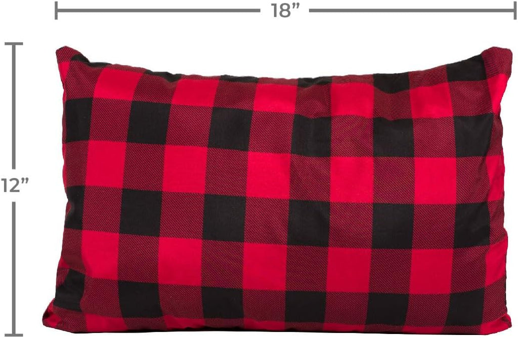Teton Sports Camp Pillow; Great for Travel, Camping and Backpacking; Washable, Black 1 Count Cotton Black