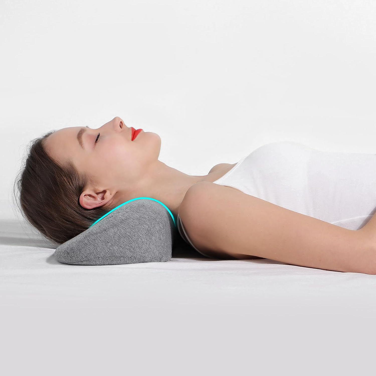 Cozyth Cervical Neck Pillows for Sleeping, Memory Foam Neck Bolster Support Pillow and Shoulder Relaxer for Stiff, Neck Support Pillow…