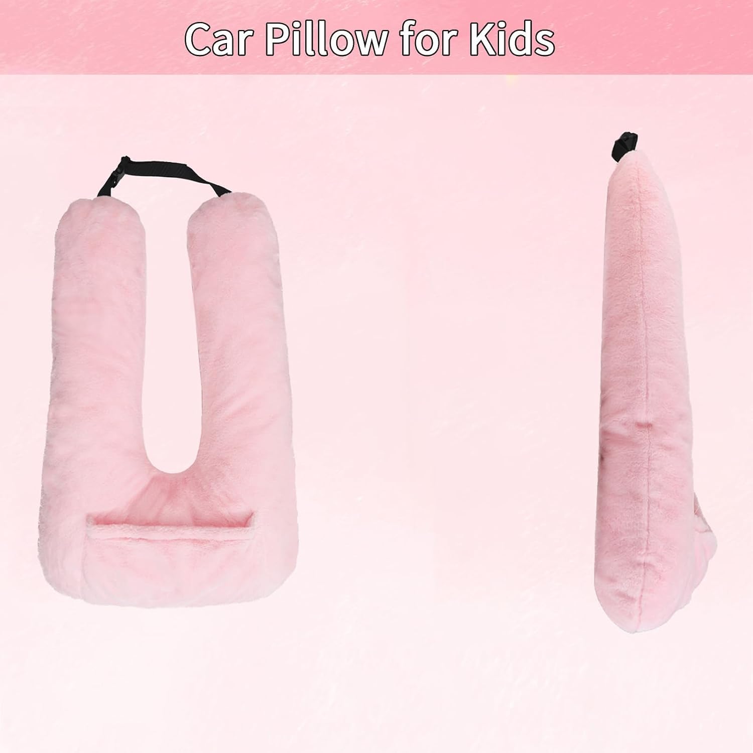 Car Pillow for Kids & Adults, U-Shaped Soft Car Travel Pillow for Sleeping, Head & Neck Support Pillow for Car Seat, Ideal for Road Trips…